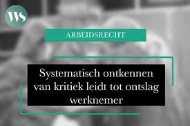 arbeidsrecht ontslag