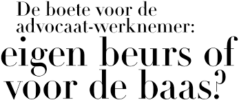 advocaat werknemer